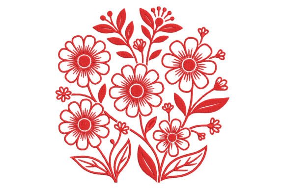 Flowers Embroidery Design Review